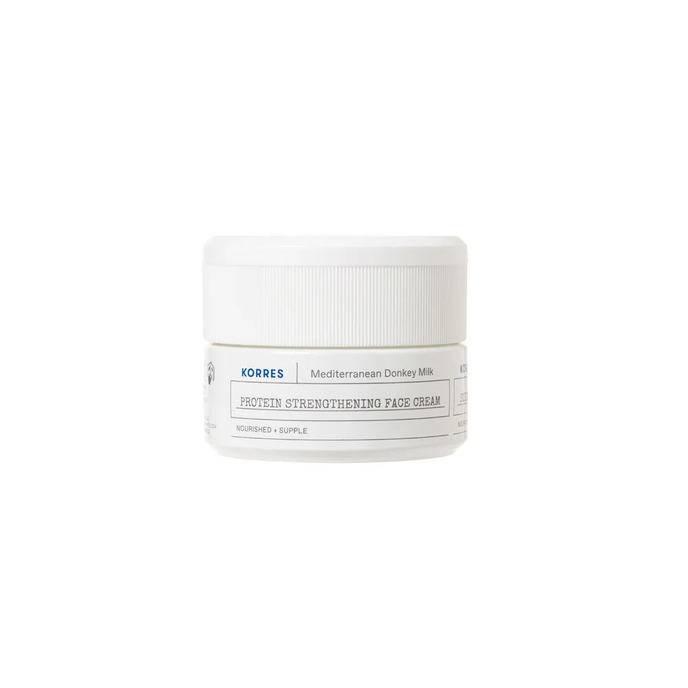 Korres Protein Strengthening Face Cream Ενισχυμένη Κρέμα Προσώπου Με Γάλα Γαϊδούρας 40ml