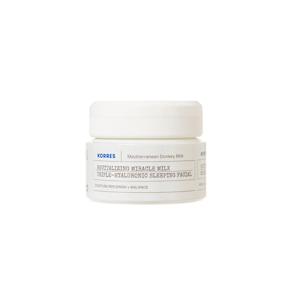 Korres Mediterranean Donkey Milk Revitalizing Miracle Milk Triple Hyaluronic Sleeping Facial 40ml