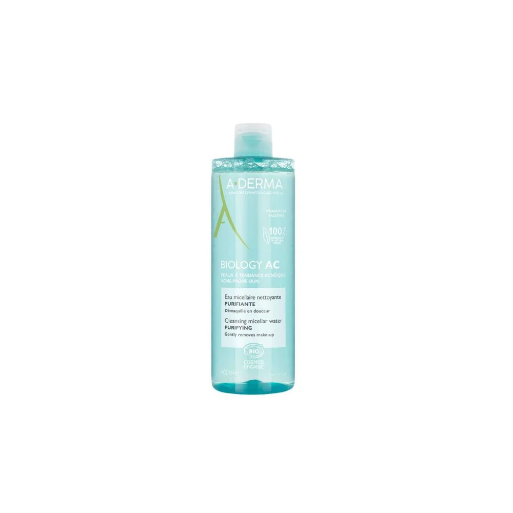 A-Derma Micellar Water Νερό Καθαρισμού Biology AC Για Λιπαρές Επιδερμίδες 400ml