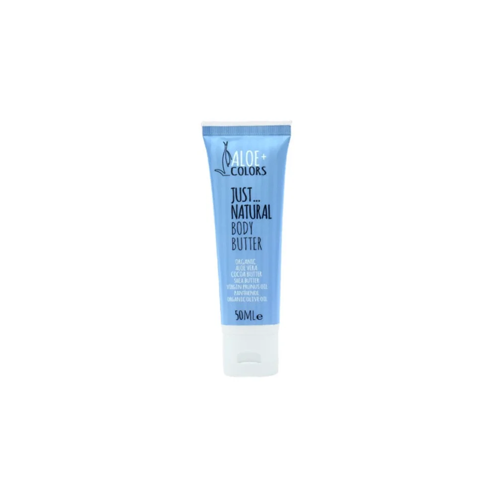 Aloe Colors Just Natural Body Butter Για Βαθύτερη Ενυδάτωση 50ml