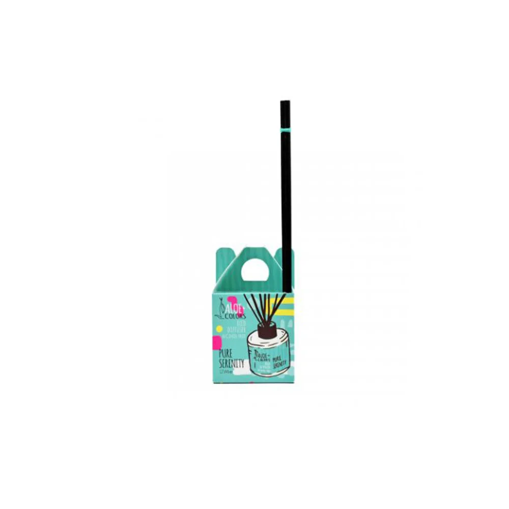 Aloe Colors Reed Diffuser Pure Serenity Room Scent With Diffusion Sticks & Magnolia Scent 125ml