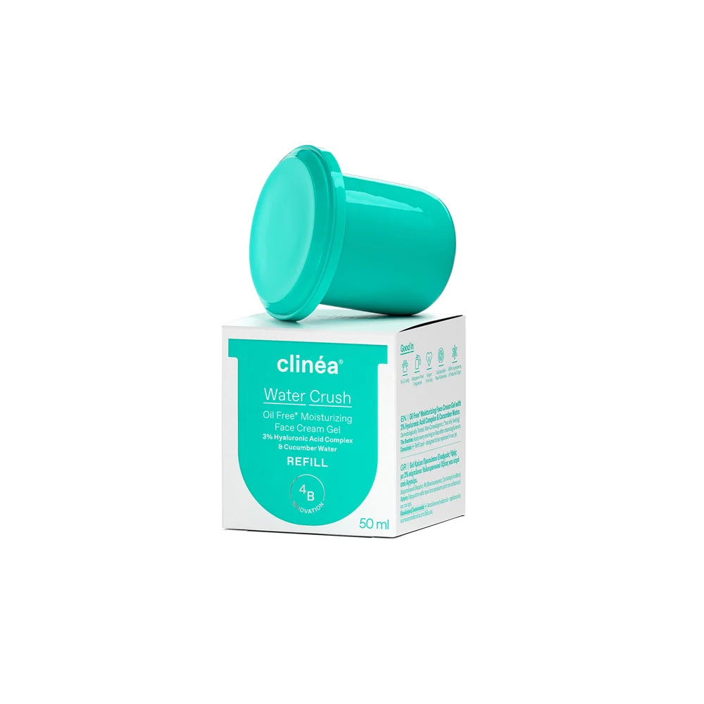 Clinéa Refill Water Crush Refill Ενυδατική Κρέμα Gel Προσώπου Ελαφριάς Υφής 50ml