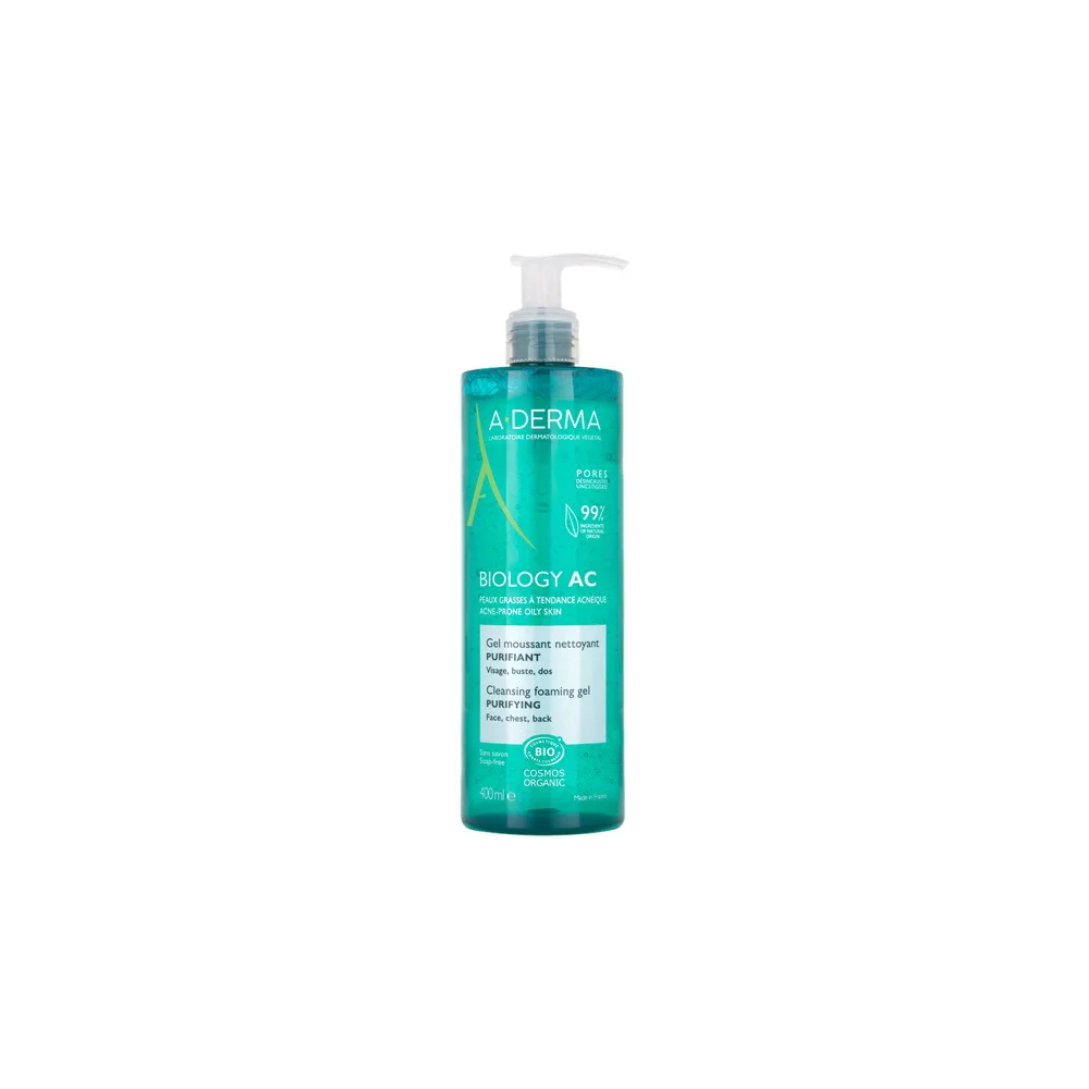 A-Derma Biology AC Cleansing Foaming Gel Purifying 400ml