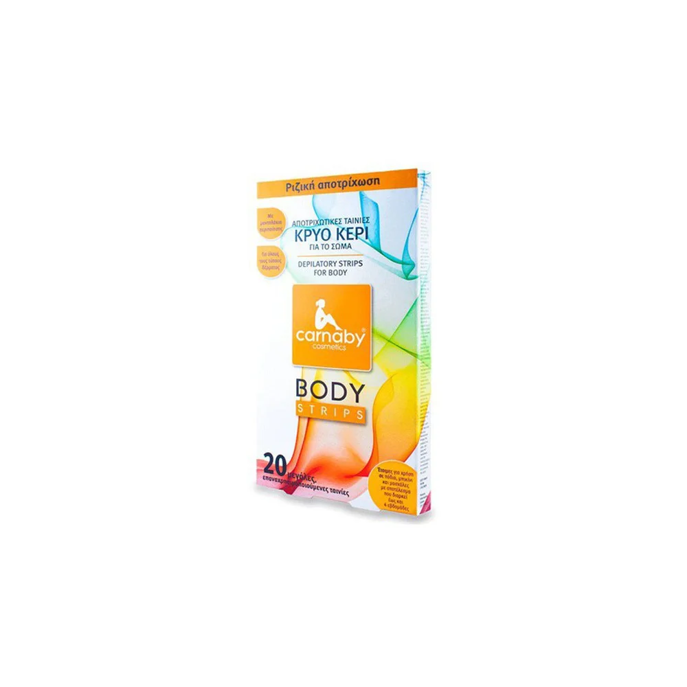 Carnaby Body Strips Depilatory Strips For The Body 20 pieces