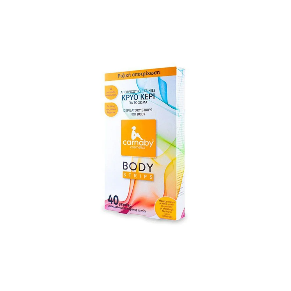 Carnaby Body Strips Depilatory Strips For The Body 40 pieces