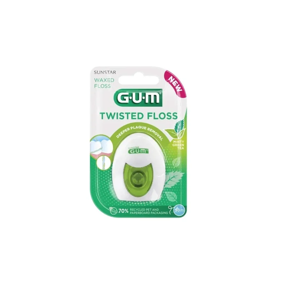 Gum 3500 Twisted Floss Waxed Floss Dental Floss 1 piece