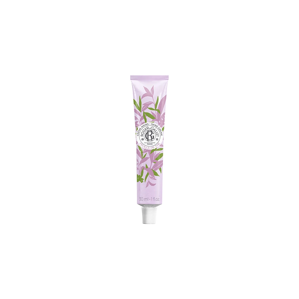 Roger & Gallet Feuille De The Creme Mains Ενυδατική Κρέμα Χεριών Με Άρωμα Λεμόνι & Σανδαλόξυλο 30ml