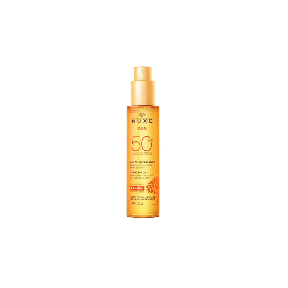 Nuxe Sun Tanning Sun Oil High Protection SPF50 150ml
