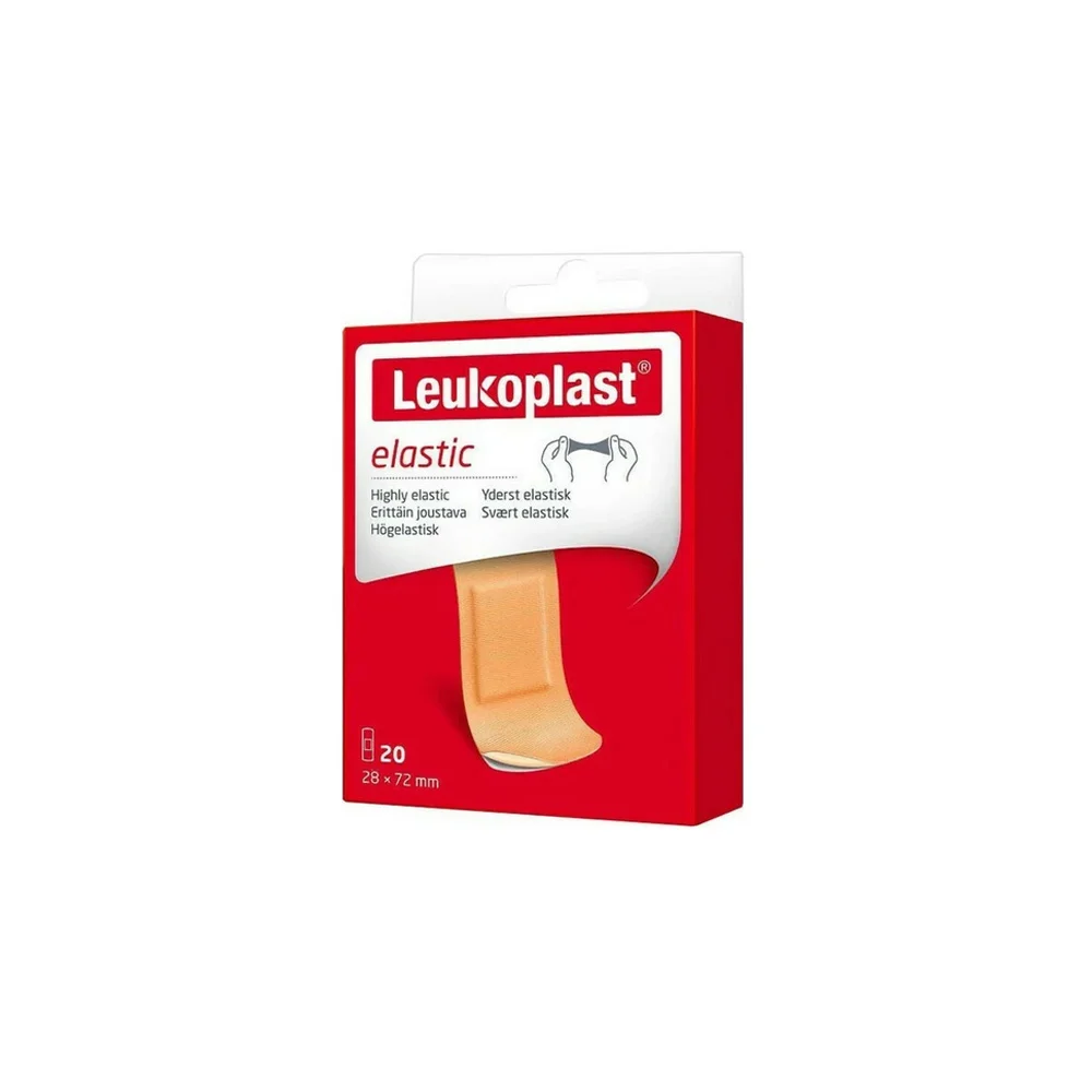 Leukoplast Elastic Strips 28mm x 72mm 20 picies