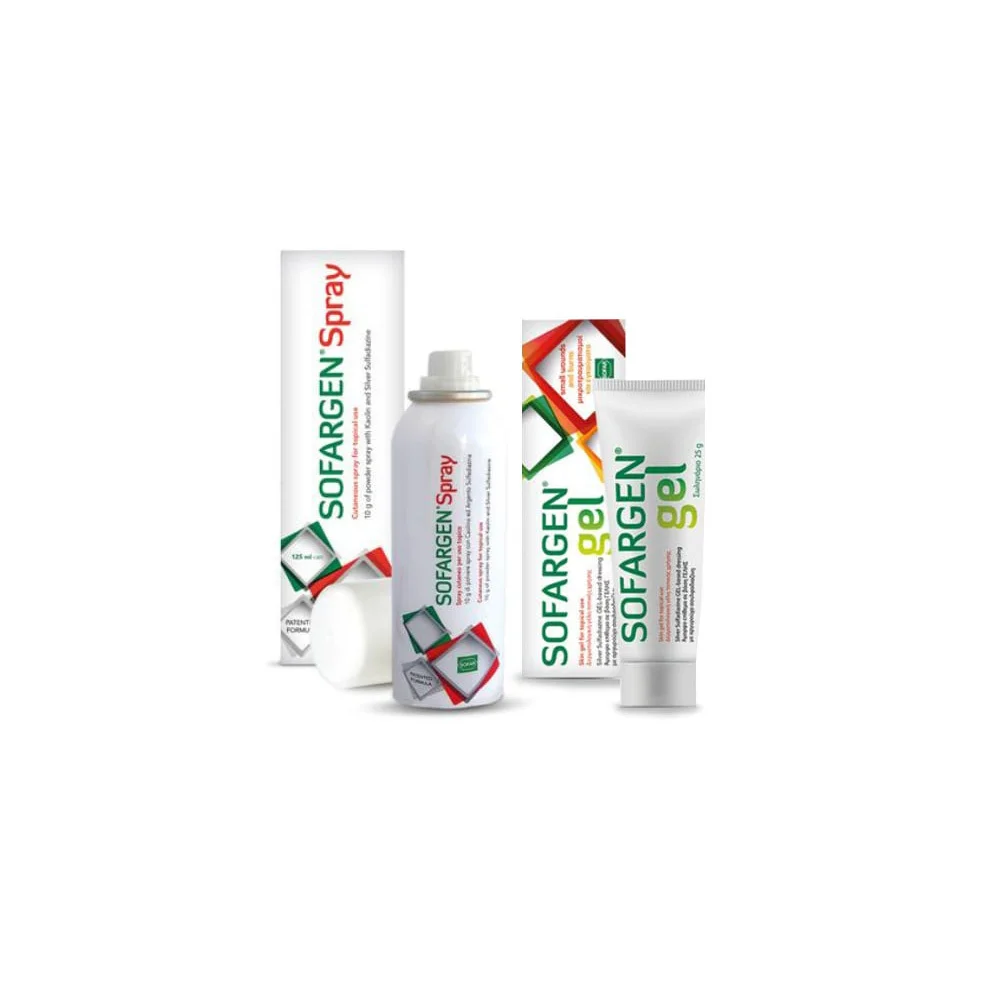 WinMedica Sofargen Promo With Skin Spray For Minor Injuries 125ml & Skin Gel For Minor Injuries & Irritations 25gr