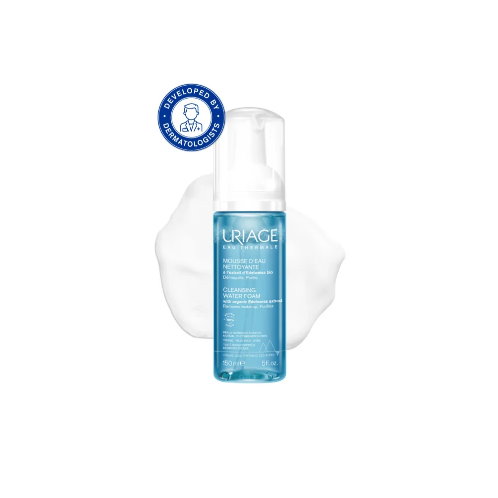 Uriage Cleansing Water Foam With Organic Edelweiss Extract 150ml