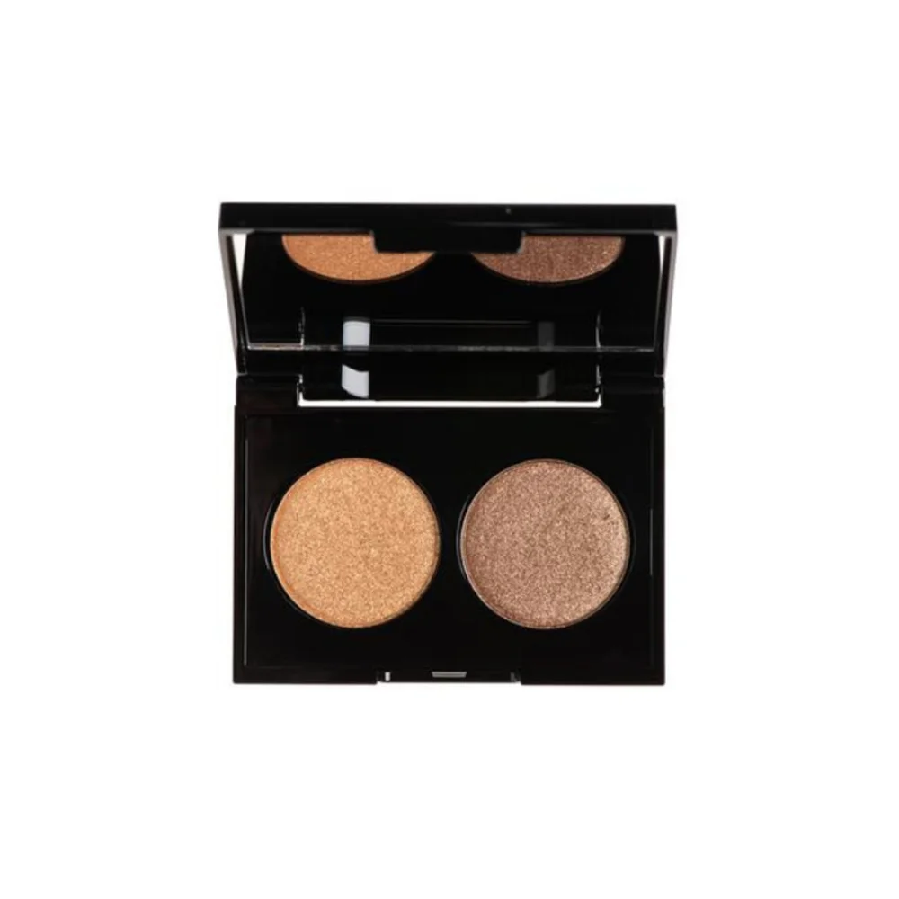 Korres Volcanic Minerals Velvet Dual Eyeshadow Palette Golden Amber 28 3gr
