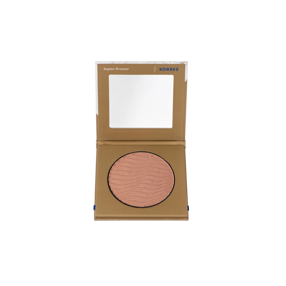 Korres Aegean Bronzer Natural Tan Look Πούδρα Warm Shade 7gr