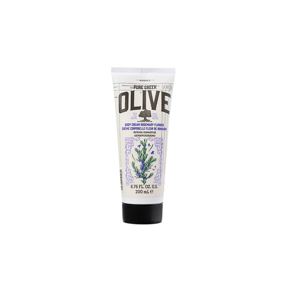 Korres Pure Greek Olive Ενυδατική Κρέμα Σώματος Δενδρολίβανο 200ml