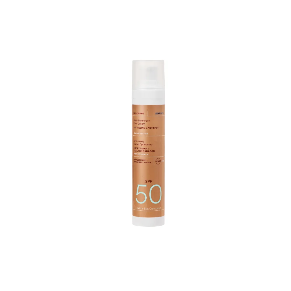 Korres Red Grape Daily Sunscreen Face Cream SPF50 50ml