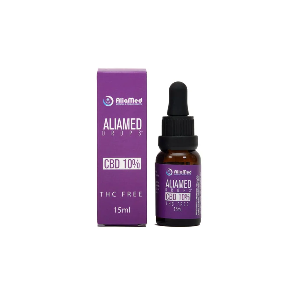 Aliamed Drops CBD 10% THC Free Έλαιο Κάνναβης 15ml