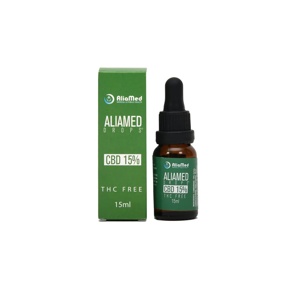 Aliamed Drops CBD 15% THC Free Έλαιο Κάνναβης 15ml