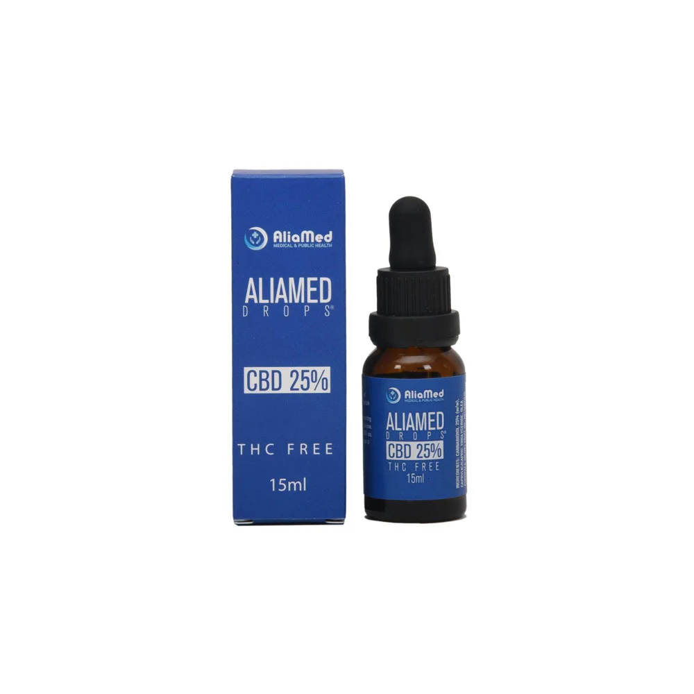 Aliamed Drops CBD 25% THC Free Έλαιο Κάνναβης 15ml