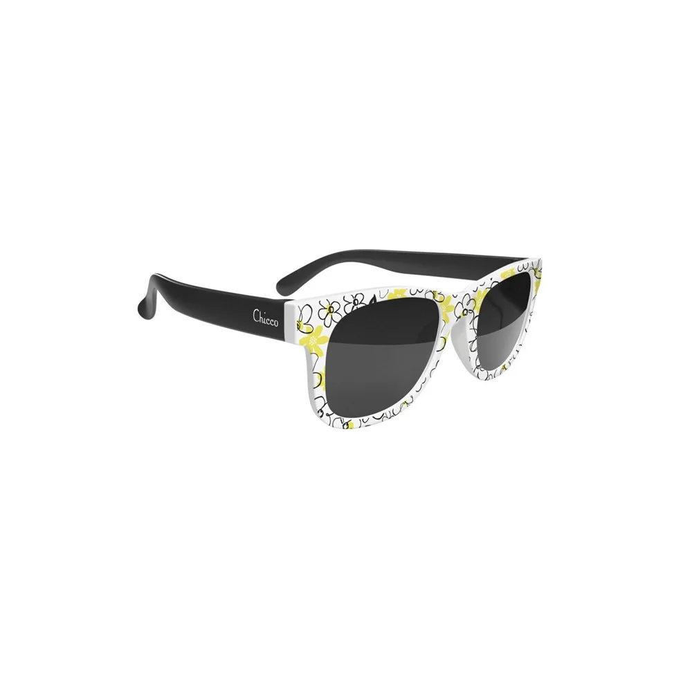 Chicco Kids Sunglasses Flowers Girl Children's Sunglasses 24m+ White-Black 1 piece