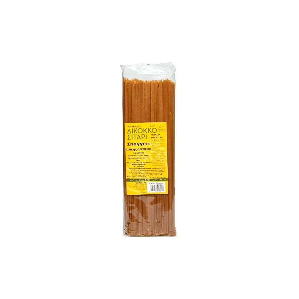 Ola Bio Spaghetti Whole Whole Wheat 400gr