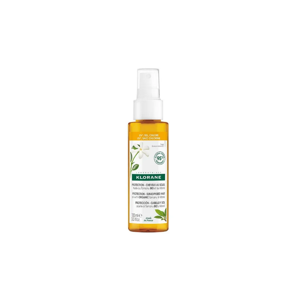Klorane Polysianes Sunscreen Hair Oil For Sun Protection 100ml