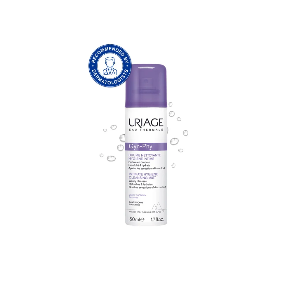 Uriage Gyn Phy Intimate Hygiene Cleansing Mist Για Τον Καθαρισμό Της Ευαίσθητης Περιοχής 50ml