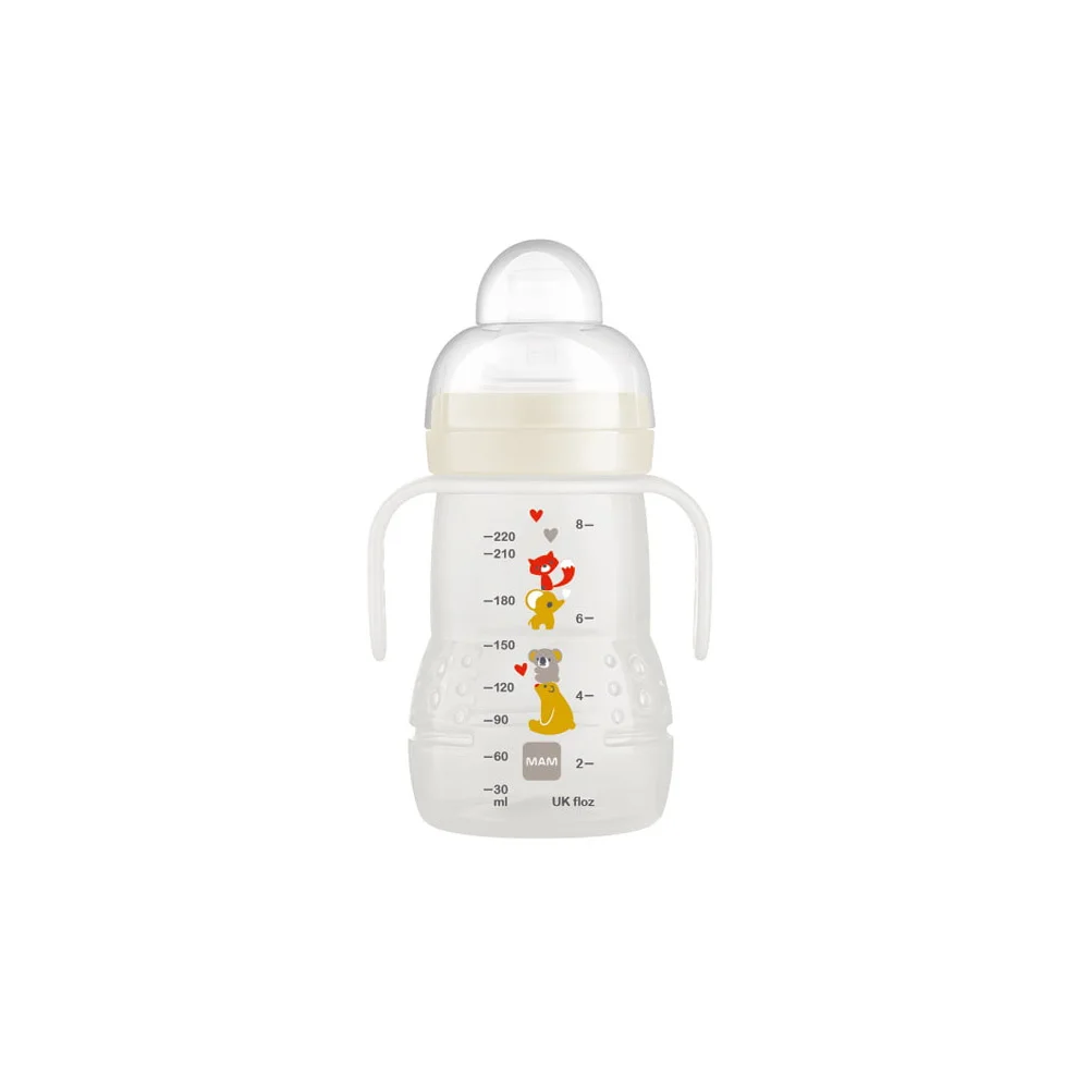 Mam Trainer Transition Bottle In Cup White 220ml