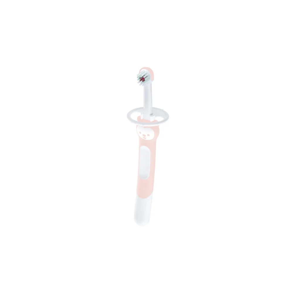 Mam Training Brush Training Toothbrush With Protection Shield 5+ Months Pink 1 piece