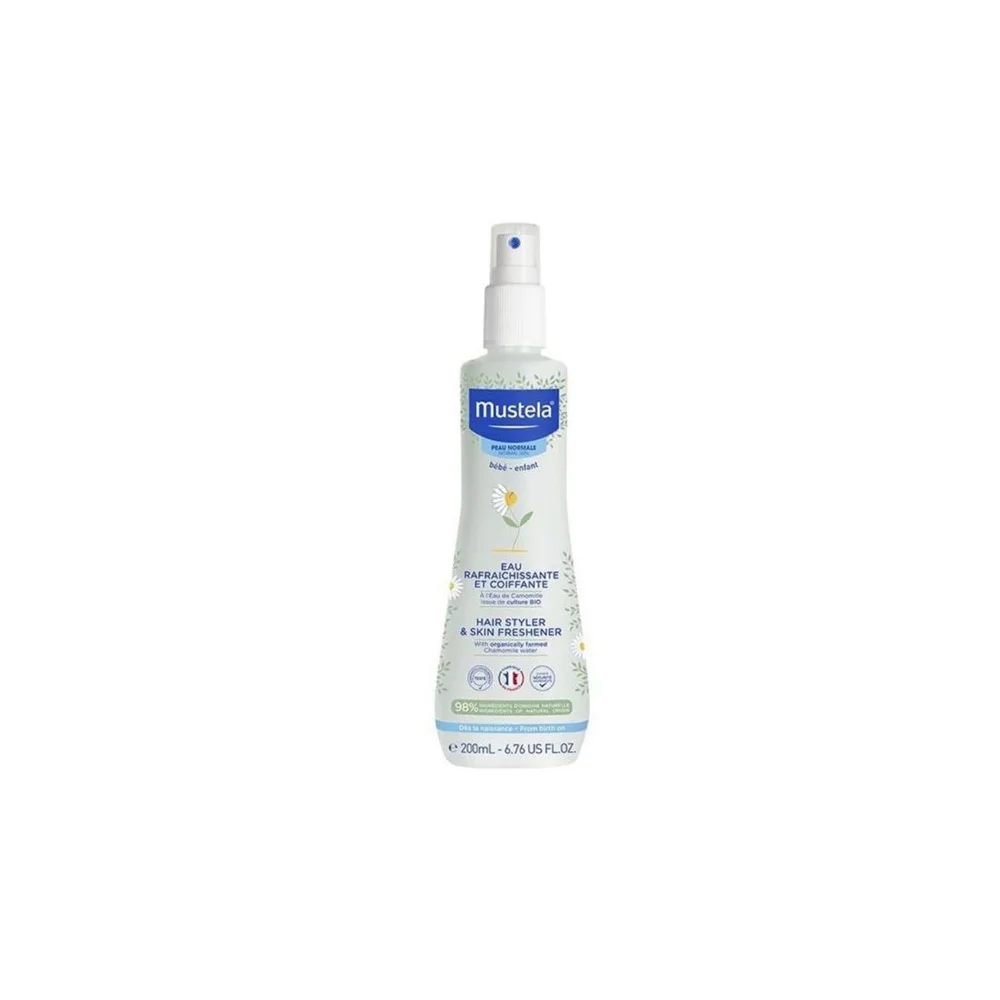 Mustela Hair Styler & Skin Freshener Δροσιστικό Νερό Με Χαμομήλι Για Βρέφη 200ml