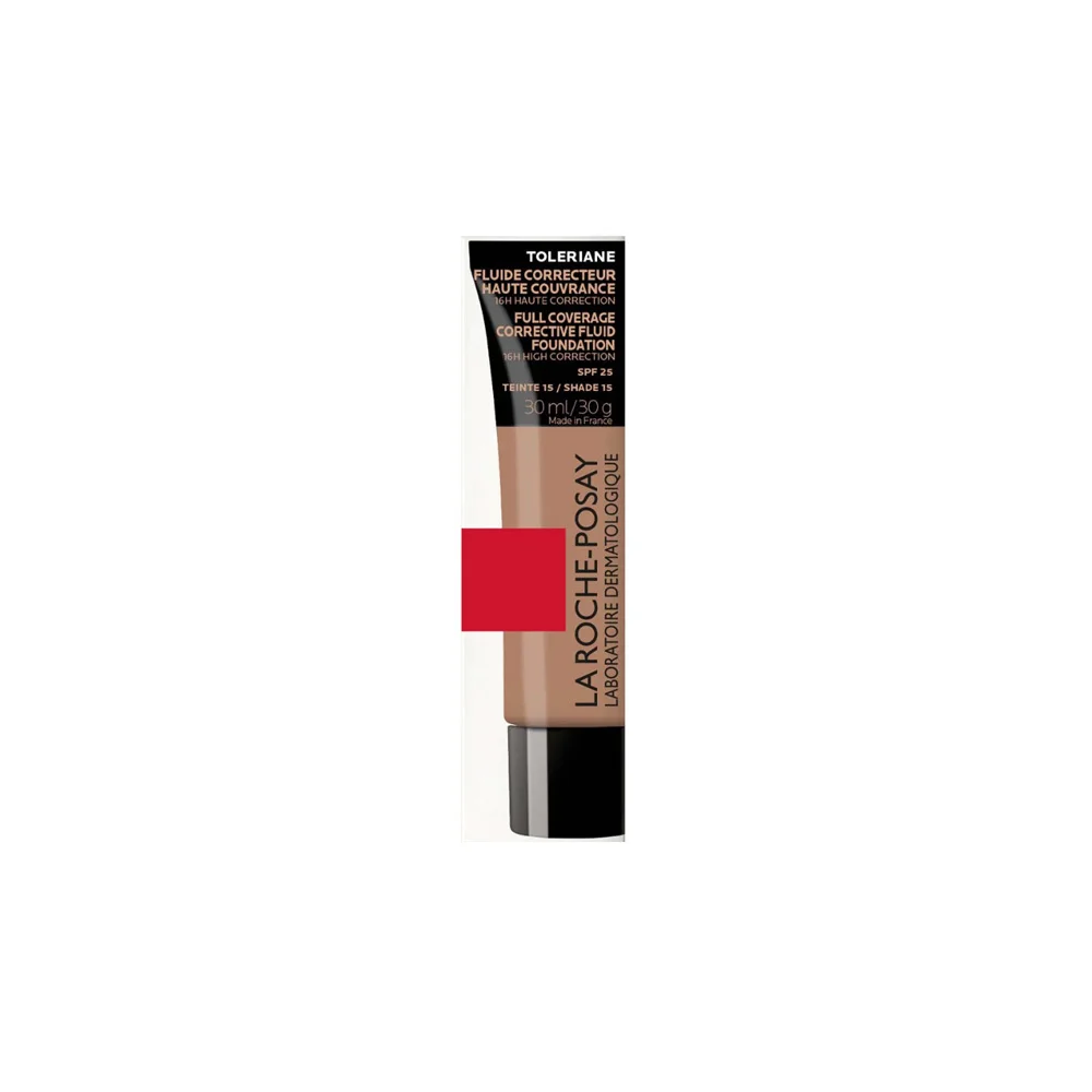 La Roche-Posay Toleriane Full Coverage Corrective Fluid Foundation SPF25 No.15 Make-Up Πολύ Υψηλής Κάλυψης 30ml