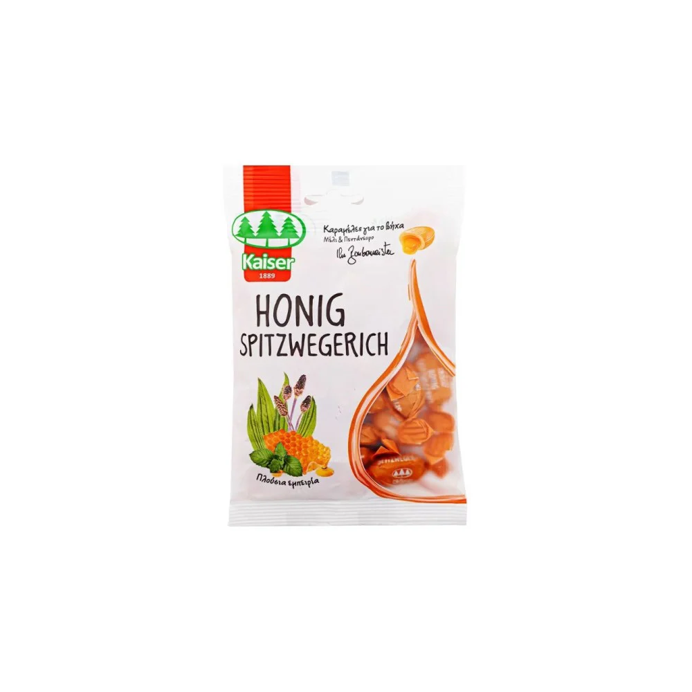 Kaiser Καραμέλες Για Το Βήχα Με Μέλι & Πεντάνευρο 90gr