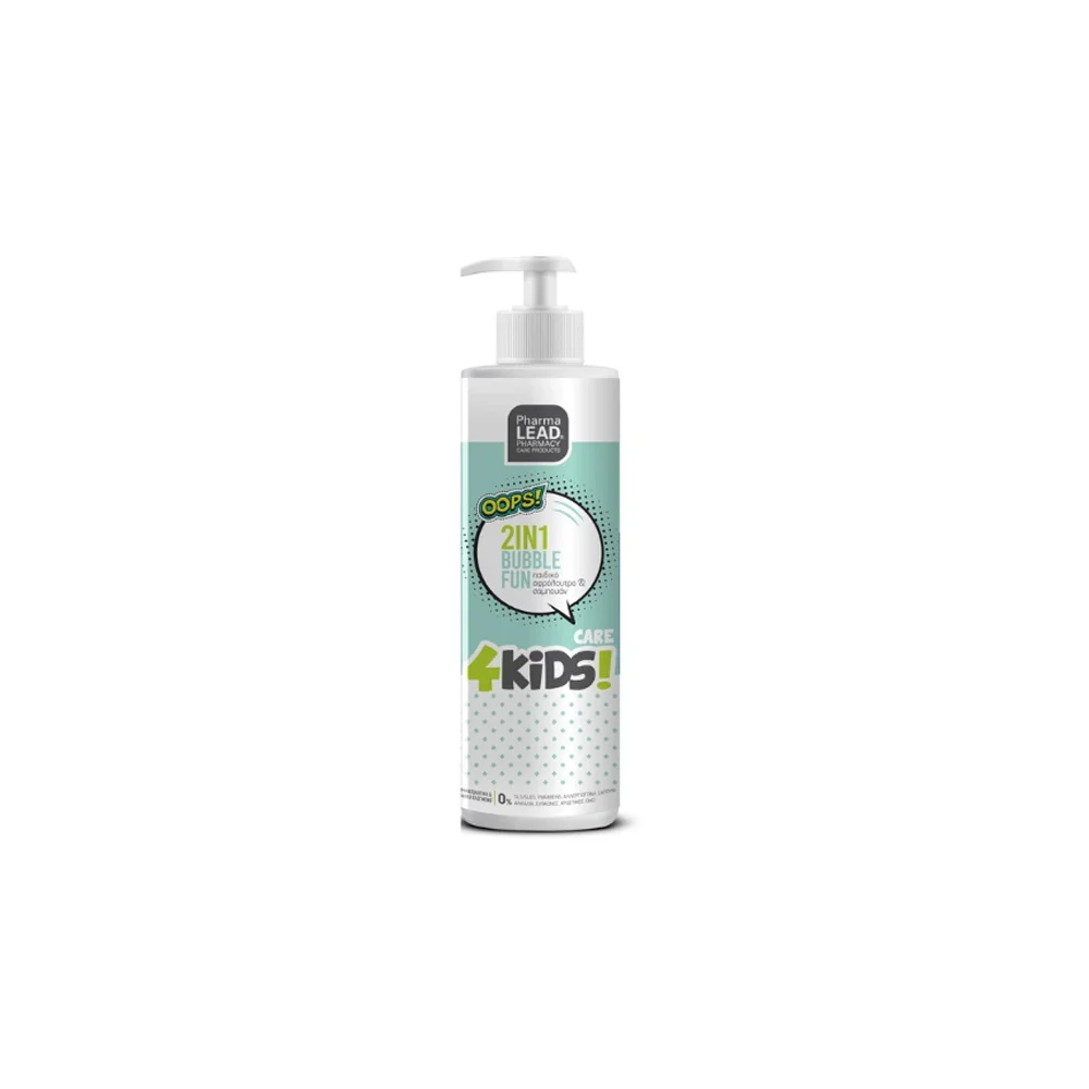 Pharmalead 4 Kids Bubble Fun 2 In 1 Παιδικό Αφρόλουτρο & Σαμπουάν 500ml