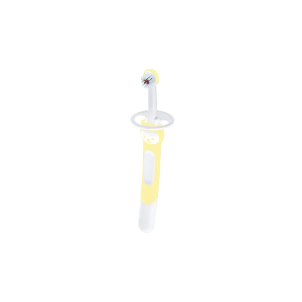 Mam Training Brush Training Toothbrush With Protection Shield & Teddy Bear Handle 5+ Months 1 piece
