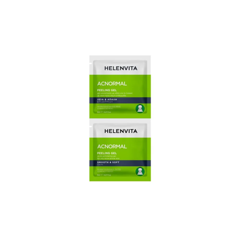 Helenvita Acnormal Peeling Gel Facial Exfoliating Gel For Oily Skin 2x8ml