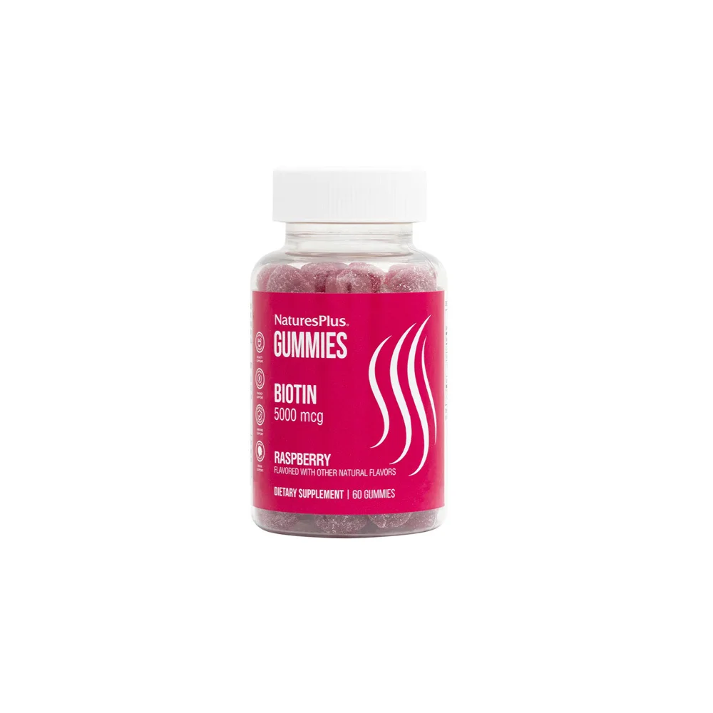 Natures Plus Gummies Biotin 5000mcg 60 Gummies
