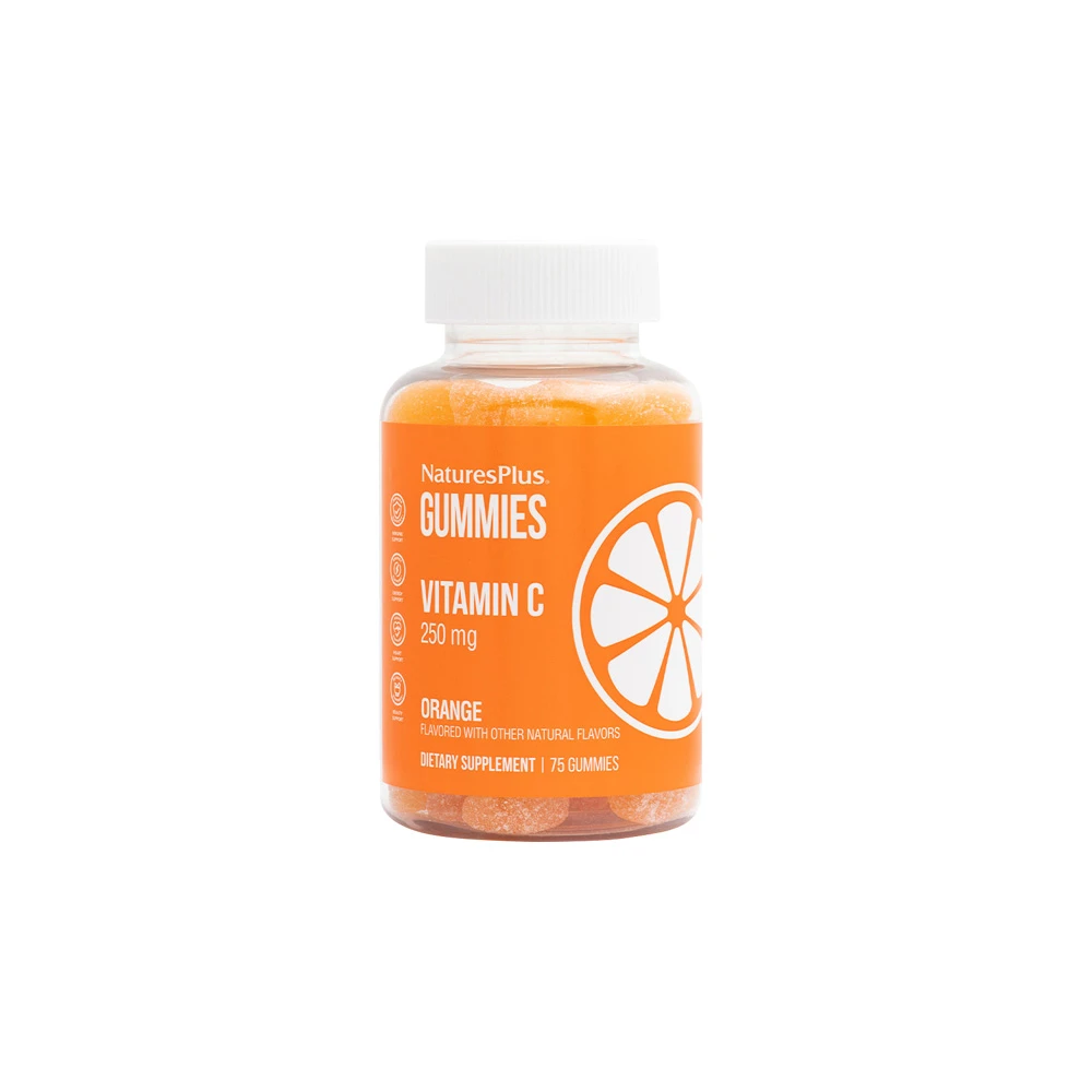 Natures Plus Gummies Vitamin C 250mg Βιταμίνη C 75 ζελεδάκια