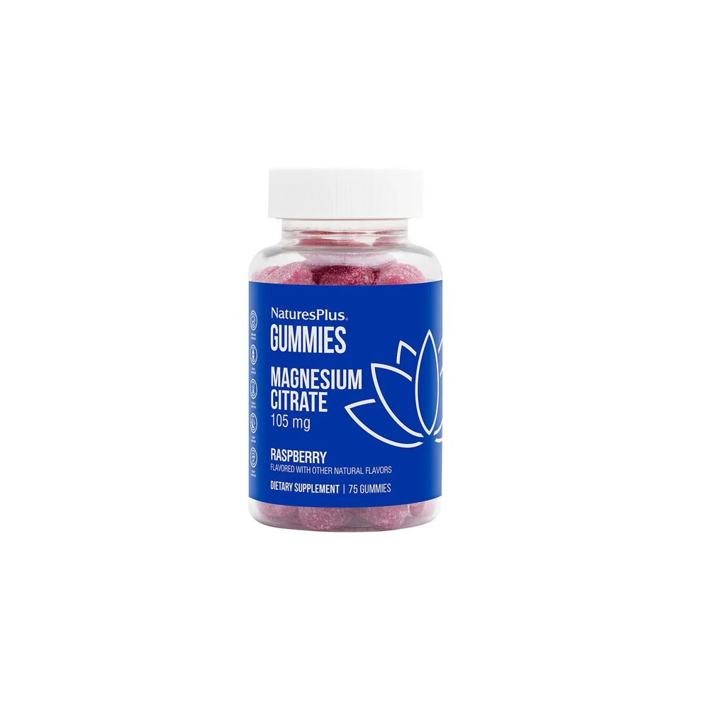 Natures Plus Gummies Magnesium Citrate 105mg 75 Gummies