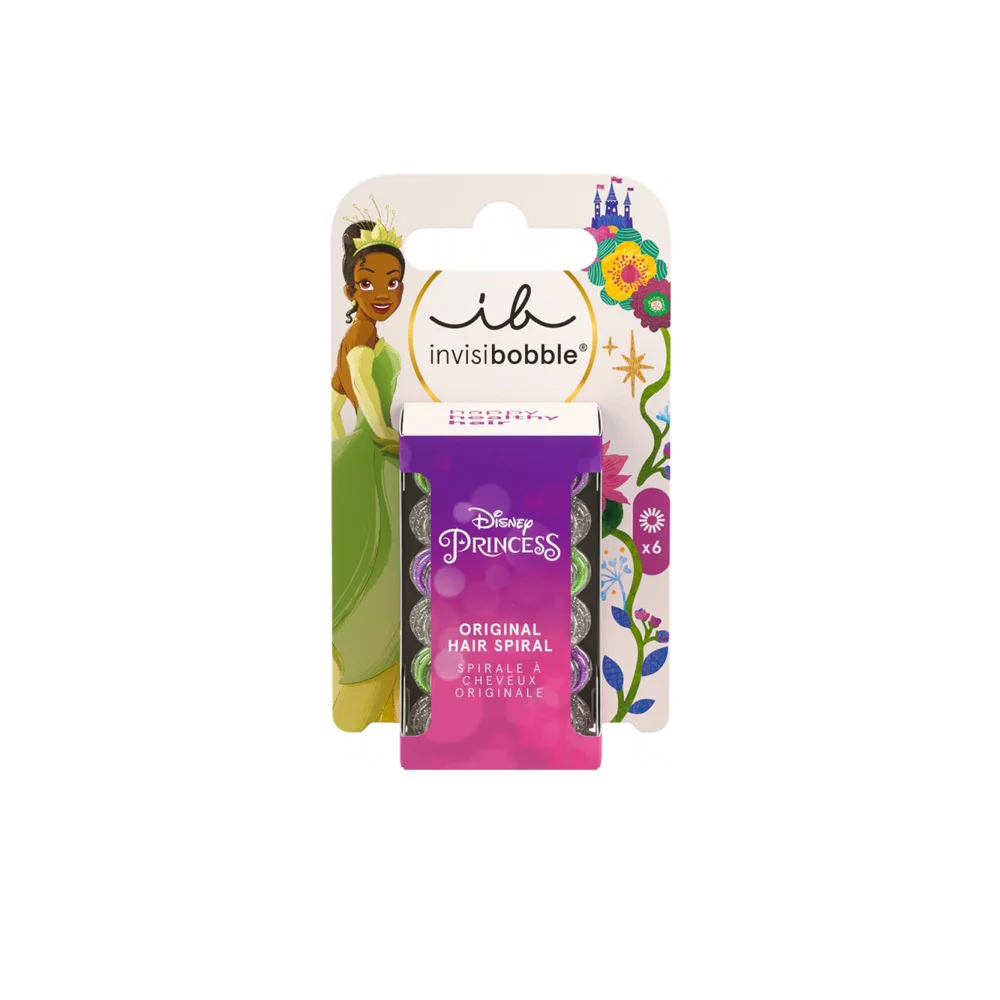 Invisibobble Kids Original Disney Tiana Hair Scrunchies 6 pieces