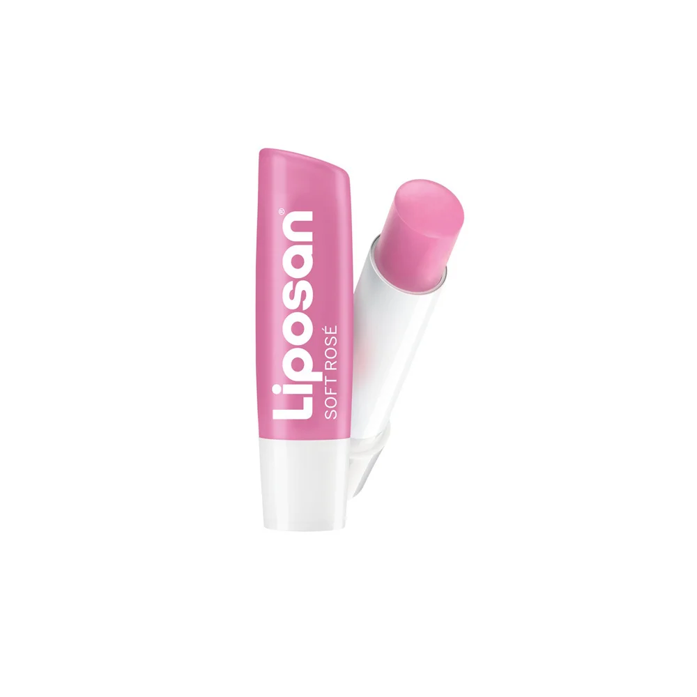 Liposan Soft Rose Lip Balm 24h Hydration 24h Hydration & Nourishment Lip Balm With Rose Scent 4.8gr