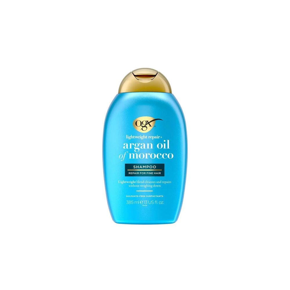 Ogx Argan Oil Of Morocco Lightweight Moisturizing & Strengthening Shampoo 385ml