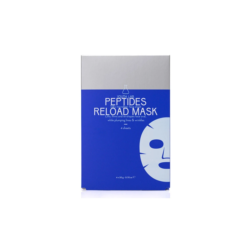 YOUTH LAB. Peptides Reload Mask Υφασμάτινη Μάσκα Προσώπου Mε Πεπτίδια 4 τεμάχια