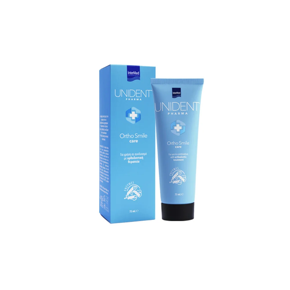InterMed Unident Pharma Ortho Smile Care Oδοντόπαστα Για Χρήση Σε Συνδυασμό Με Την Ορθοδοντική Θεραπεία 75ml