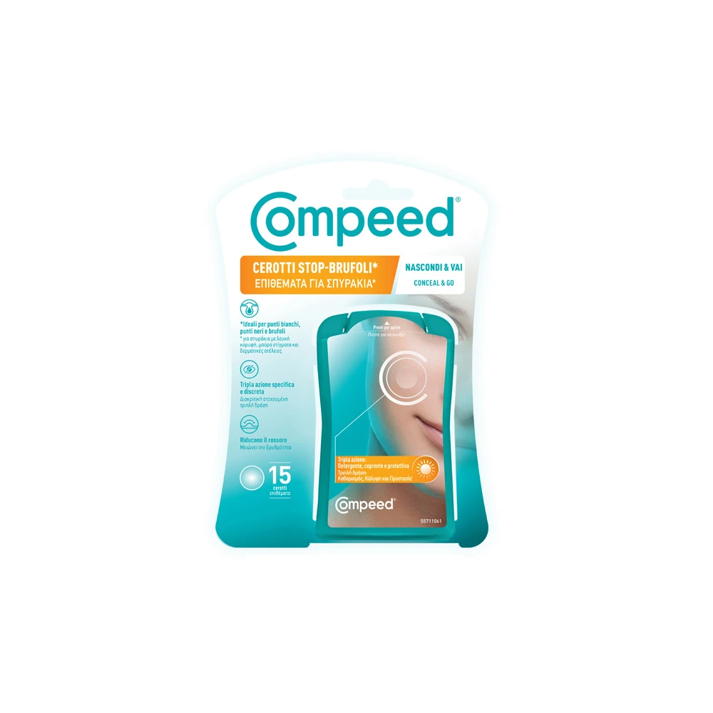 Compeed Επιθέματα Για Σπυράκια Conceal & Go 15 τεμάχια