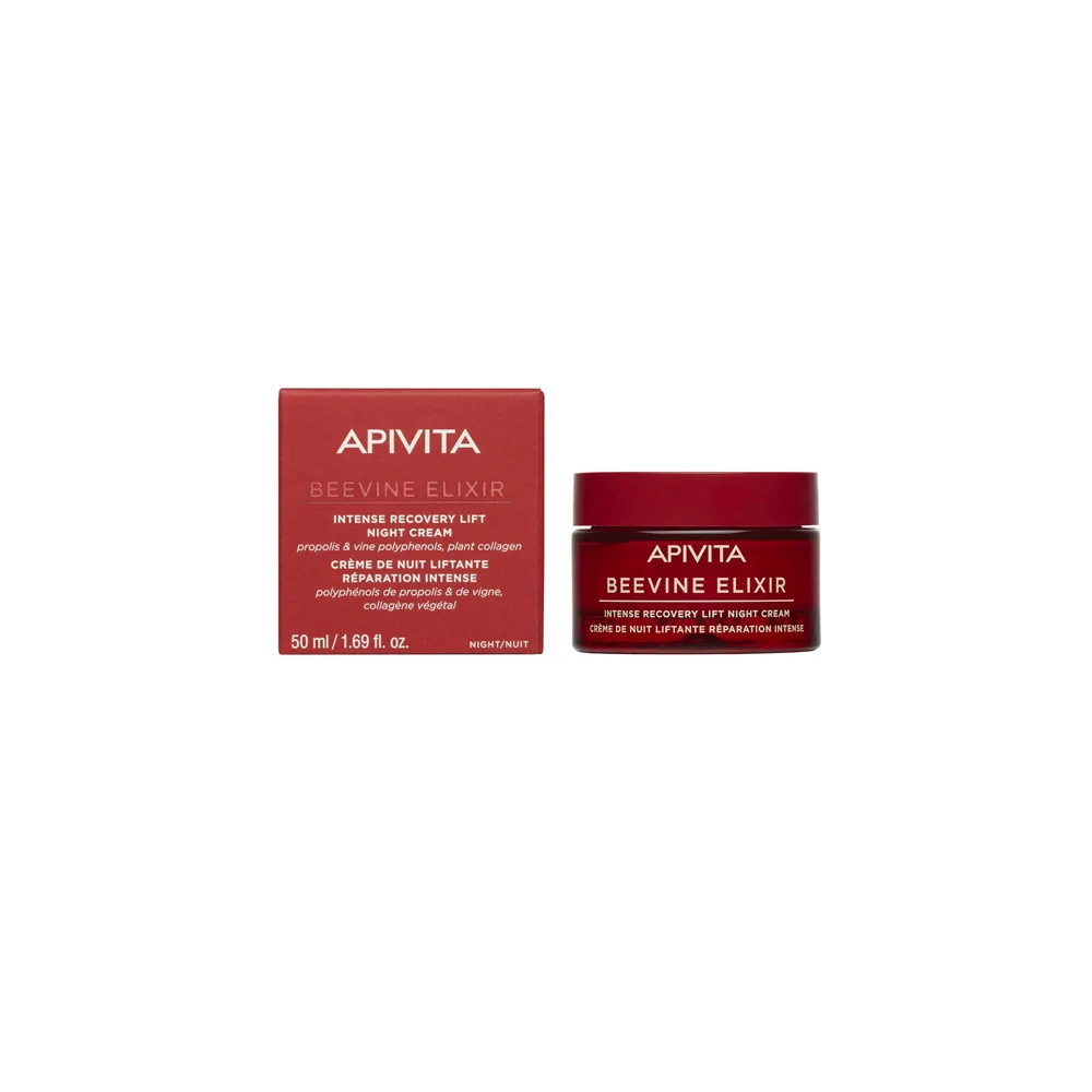 Apivita Beevine Elixir Intense Recovery Lift Night Cream Κρέμα Νύχτας Εντατικής Επανόρθωσης & Lifting 50ml