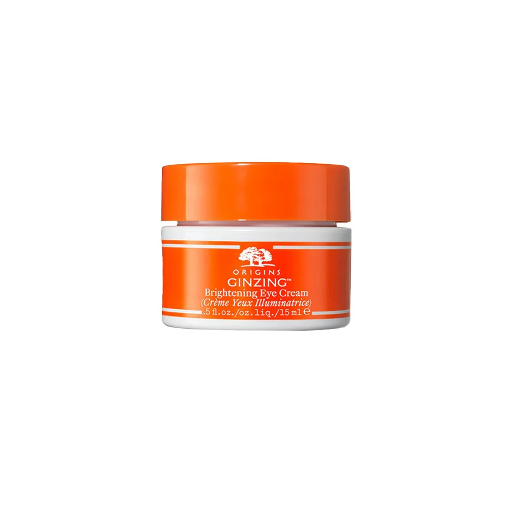 Origins Ginzing Brightening Eye Cream Warm Αναζωογονητική & Ενυδατική Κρέμα Ματιών Με Χρώμα Για Μείωση Των Μαύρων Κύκλων 15ml
