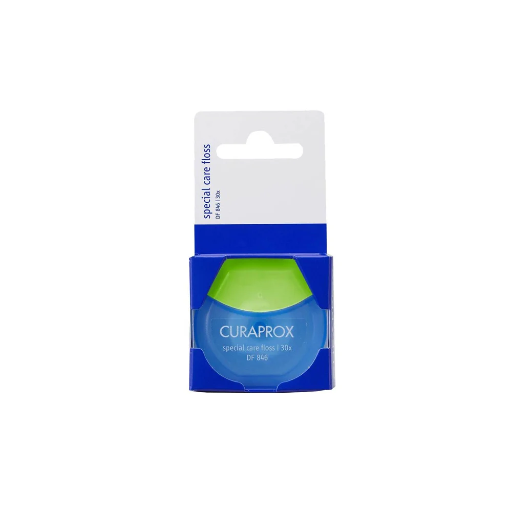 Curaprox DF 846 Special Care Floss Dental Floss For Implants 30 threads