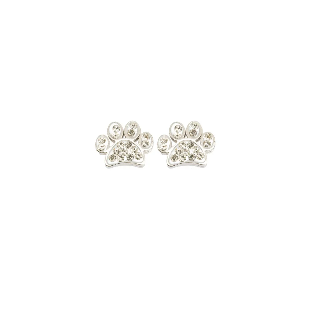InoPlus Borghetti Pharma 0800 Impronta Acciaio Strass Hypoallergenic Earrings Studs 1 pair