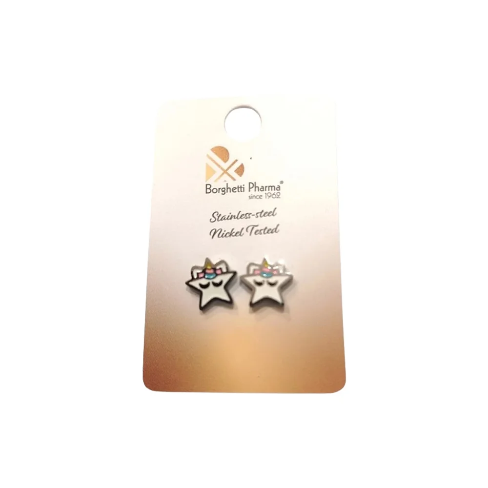 InoPlus Borghetti Earrings Bimbe Acciato Stella 1 pair