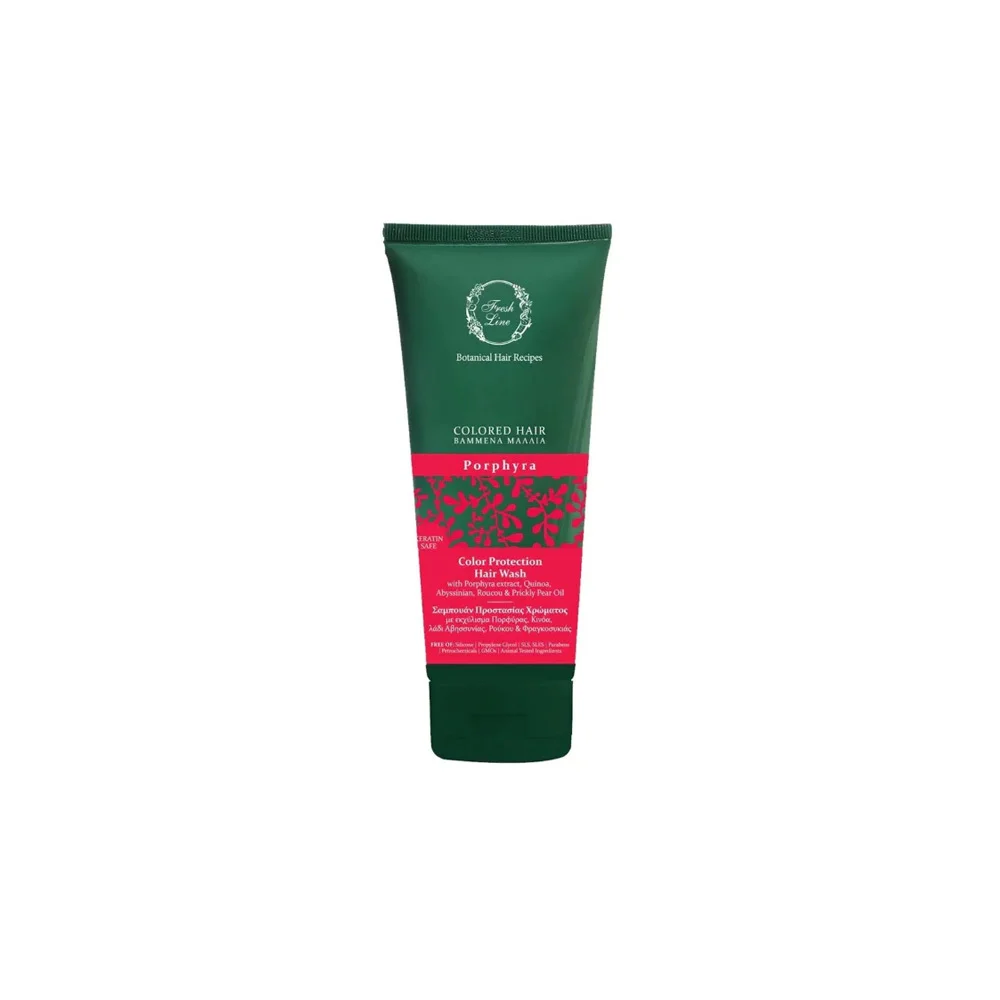 Fresh Line Porphyra Hair Wash Purple Color Protection Shampoo 200ml