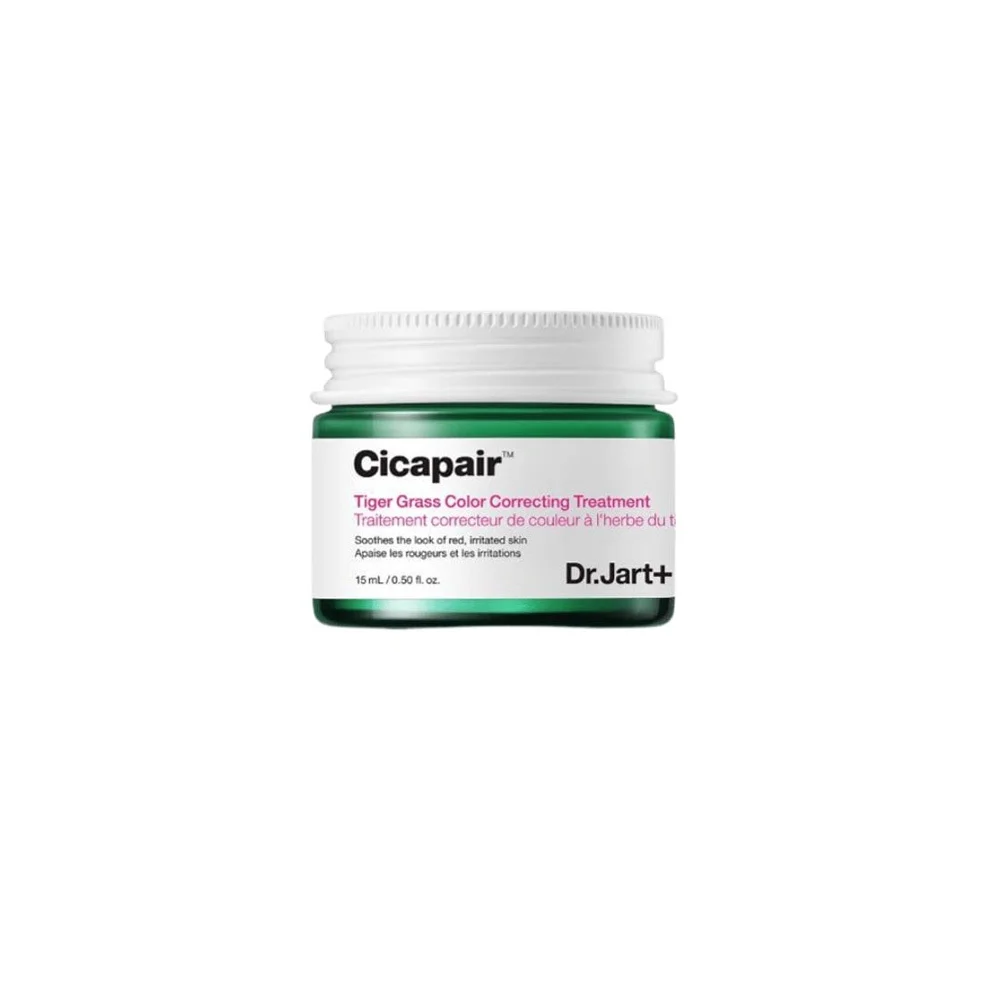 Dr.Jart+ Cicapair Tiger Grass Color Correcting Treatment Κρέμα Προσώπου Ημέρας Για Ευαίσθητες Επιδερμίδες Κατά Της Ερυθρότητας 15ml